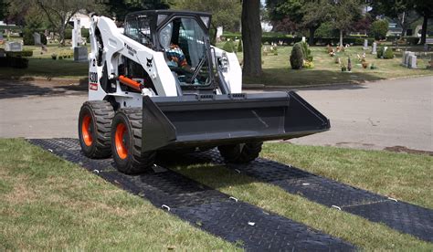 skid steer wet ground|skid steer mats.